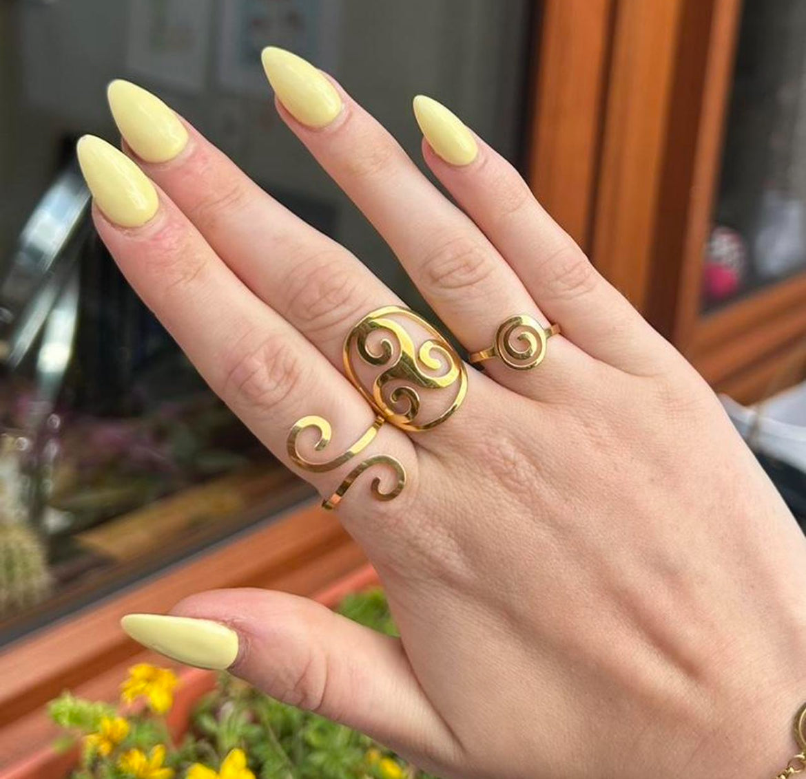 Fáinne triskellion óir